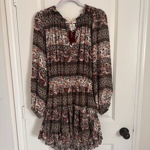 Misa Los Angeles Floral Bohemian Dress